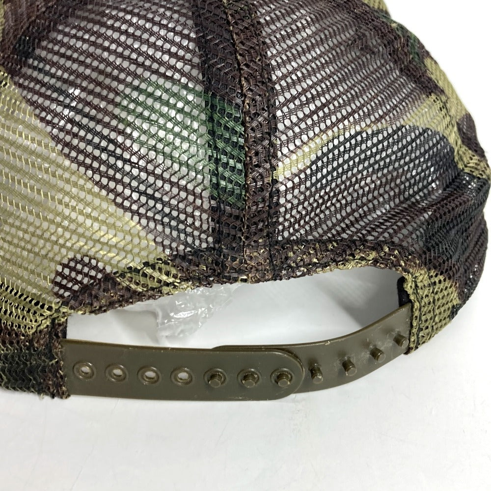 CHROME HEARTS logo camouflage mesh hat cap baseball cap cotton Black/Green Used