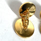 HERMES Logo 24H Accessory Jewelry cuffs Metal Red/Gold Used