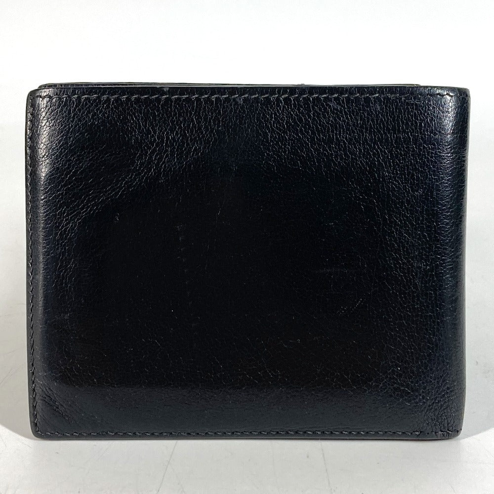 HERMES MC2 Thales Compact wallet Folded wallet Leather Black Used