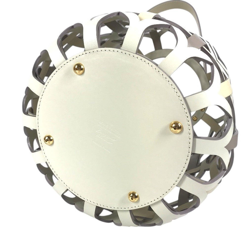 LOUIS VUITTON R95483 Interior decoration, ornament, light, electric, portable lantern Lantern PM, made by Zanellato/Boltotto. Object Nomad object Leather / Glass milk White Used