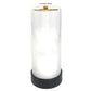 LOUIS VUITTON R95483 Interior decoration, ornament, light, electric, portable lantern Lantern PM, made by Zanellato/Boltotto. Object Nomad object Leather / Glass milk White Used