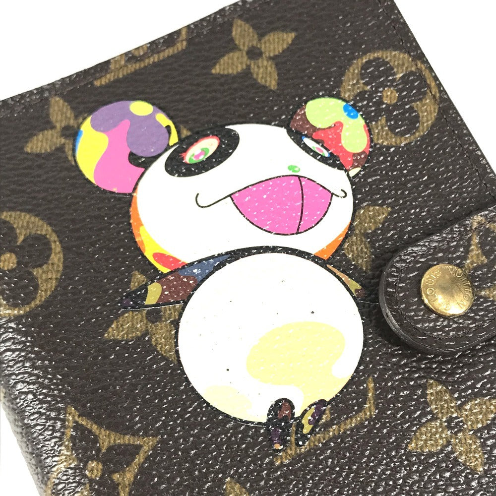 LOUIS VUITTON R20011 Monogram Panda by Takashi Murakami AgendaPM Agenda PM System notebook stationery Notebook cover MonogramCanvas Brown Used