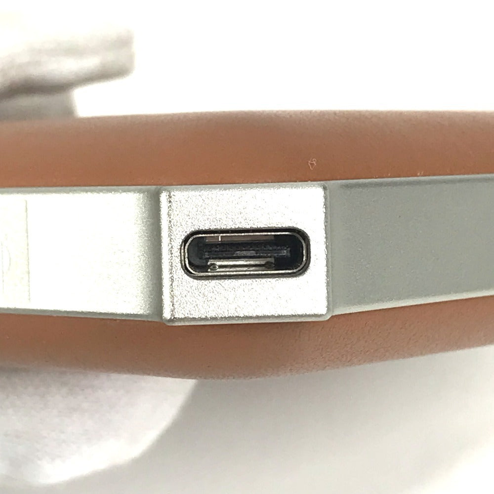 HERMES interior Volt'H Mini Charger Mobile battery Miscellaneous goods Leather Brown Used