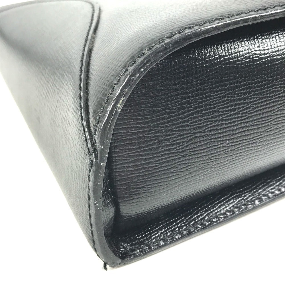 Dior vintage CD logo Bag Crossbody Pochette Shoulder Bag Leather Black Used