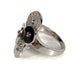 BVLGARI Diamond Chikladi Logo K18 Gold 18K Ring WG750 Silver Used