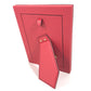 LOUIS VUITTON GI0093 LV logo photo frame photo stand Photo frame Leather Red Used