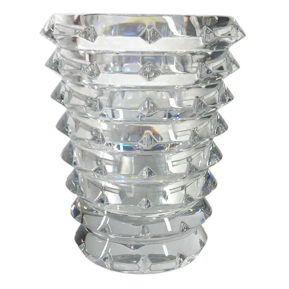Baccarat interior Arlucan Flower base vase Glass clear Used