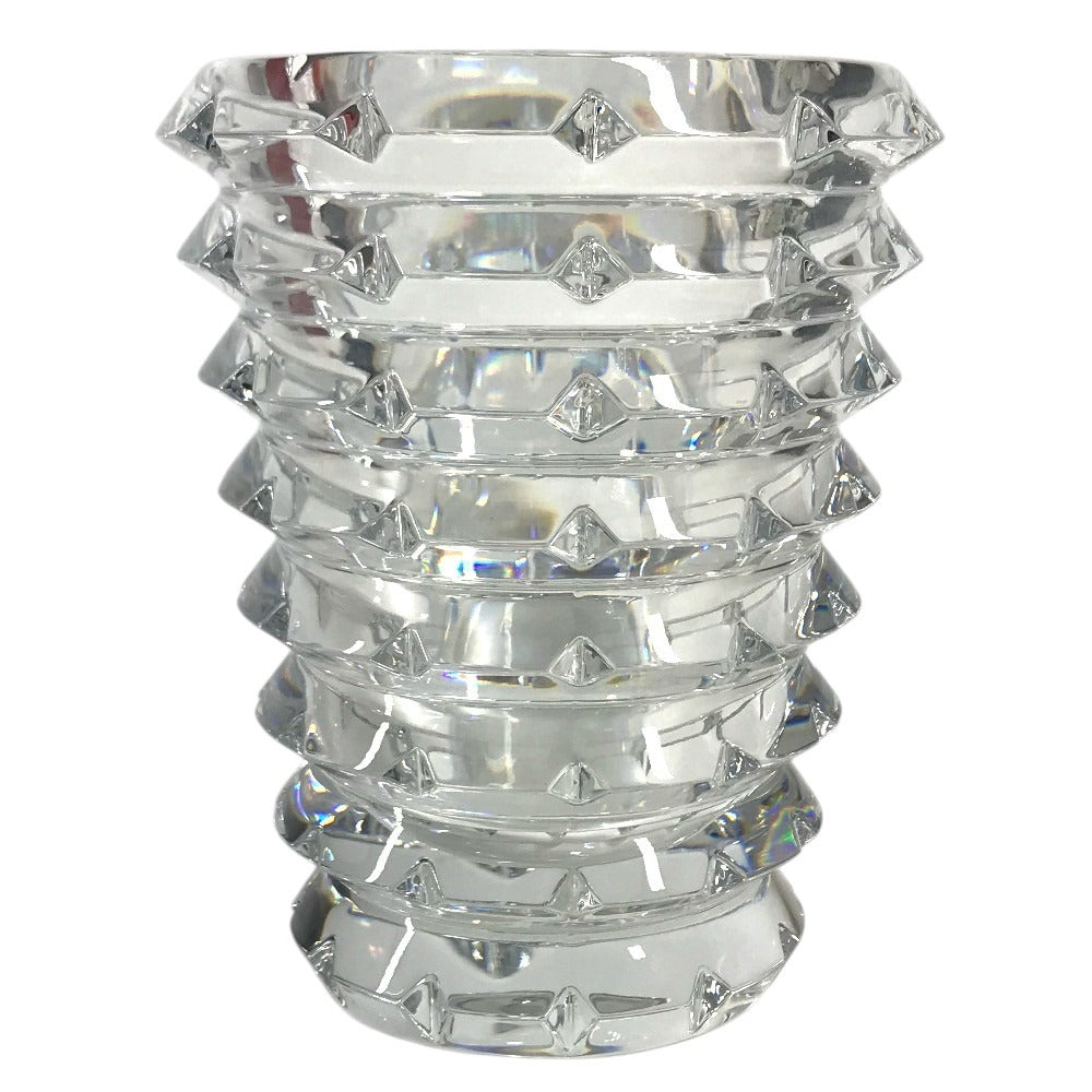 Baccarat interior Arlucan Flower base vase Glass clear Used