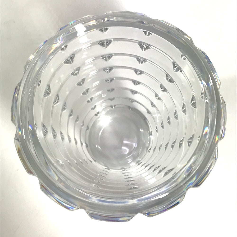 Baccarat interior Arlucan Flower base vase Glass clear Used