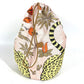 HERMES Multi pouch Musardine Potion Drawstring bag Leopard print Pouch silk pink Used