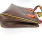 ETRO Paisley pattern logo Bag Tote Bag Hand Bag PVC/Leather Brown/Multicolore Used