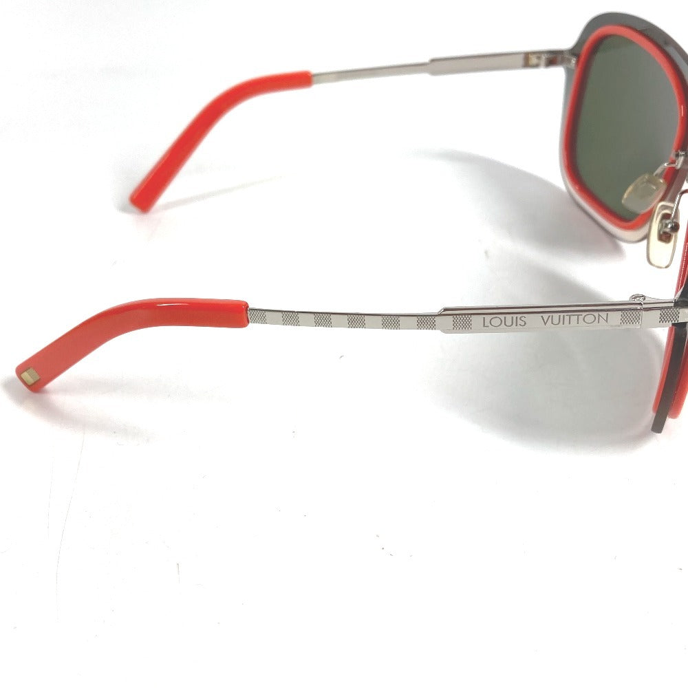 LOUIS VUITTON Z0302U logo glasses glasses eyewear sunglasses Plastic Orange Used