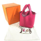HERMES All Pink PicotinLock PM 18 PicotinLock PM Monochrome Picotin PM Picotin 18 Picotin Hand Bag Taurillon Clemence Rose mexico pink Used
