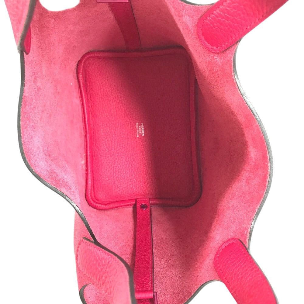HERMES All Pink PicotinLock PM 18 PicotinLock PM Monochrome Picotin PM Picotin 18 Picotin Hand Bag Taurillon Clemence Rose mexico pink Used