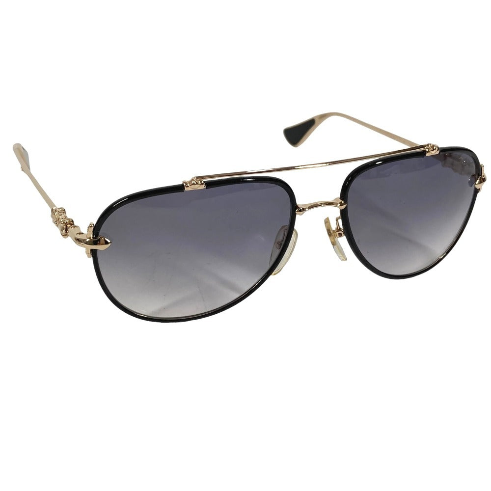CHROME HEARTS logo SPINNER glasses glasses eyewear glasses glasses Metal / Plastic Black/Gold Used