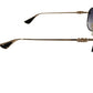 CHROME HEARTS logo SPINNER glasses glasses eyewear glasses glasses Metal / Plastic Black/Gold Used