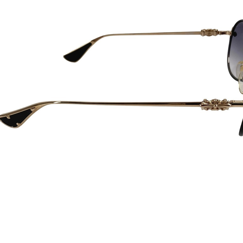 CHROME HEARTS logo SPINNER glasses glasses eyewear glasses glasses Metal / Plastic Black/Gold Used