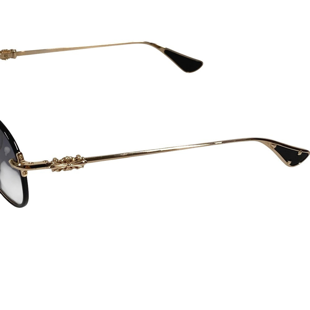CHROME HEARTS logo SPINNER glasses glasses eyewear glasses glasses Metal / Plastic Black/Gold Used