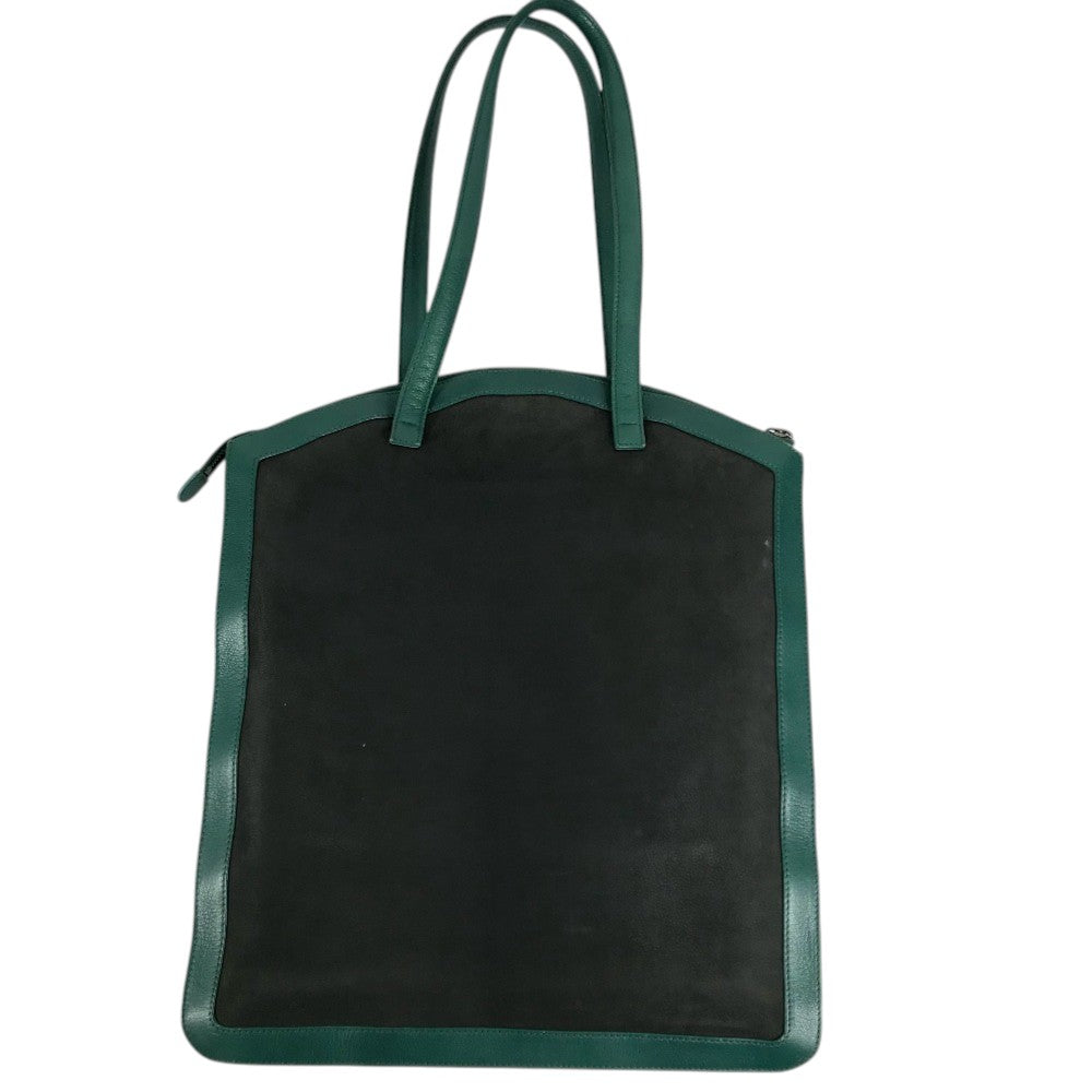 BVLGARI S.Bulgari logo Crossbody Bag Pochette Shoulder Bag PVC/Leather Shoulder Bag Leather Black/Green Used