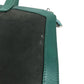 BVLGARI S.Bulgari logo Crossbody Bag Pochette Shoulder Bag PVC/Leather Shoulder Bag Leather Black/Green Used