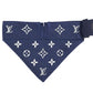 LOUIS VUITTON GI1255 Dog Bandana PM Dog Bandana PM Pet dog Collar silk Green Used