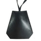 HERMES vintage Clochette Keyring Bag Charm Leather Necklace Leather Black Used