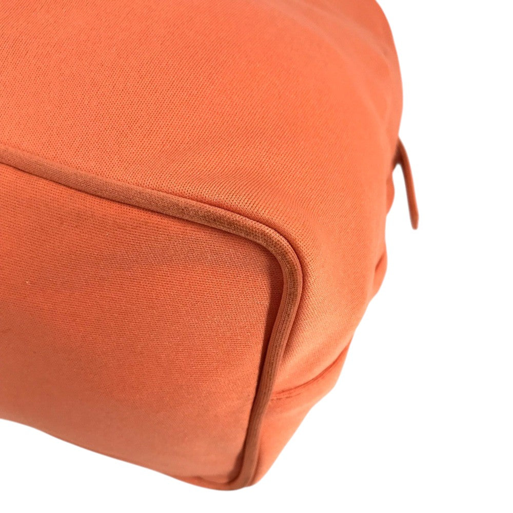 FENDI FF logo Handbag, Mini drawstring bag, Tote bag Shoulder Bag Nylon canvas Orange Based Used