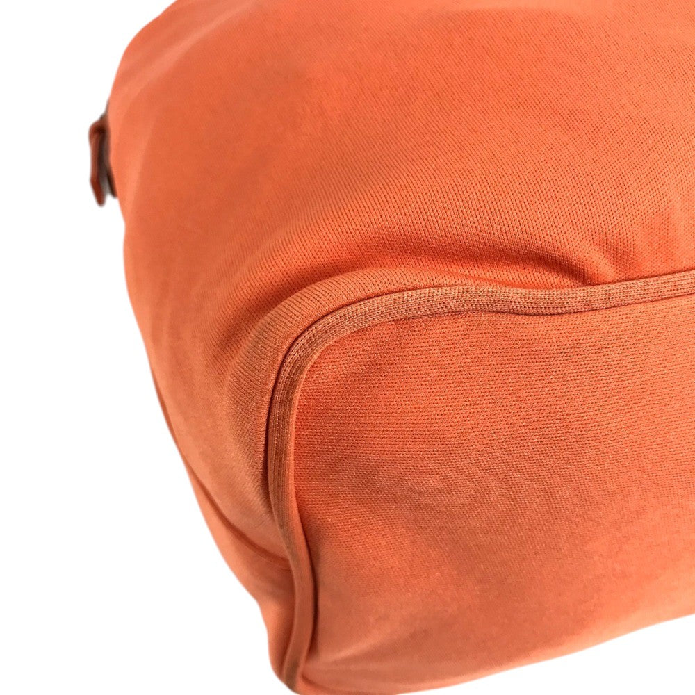 FENDI FF logo Handbag, Mini drawstring bag, Tote bag Shoulder Bag Nylon canvas Orange Based Used