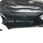 FENDI vintage ribbon Vintage Genuine Leather 2-Way Shoulder Bag Pochette Clutch Bag Crossbody Bag Clutch bag Leather Black Used