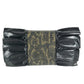 FENDI vintage ribbon Vintage Genuine Leather 2-Way Shoulder Bag Pochette Clutch Bag Crossbody Bag Clutch bag Leather Black Used