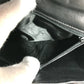 FENDI vintage ribbon Vintage Genuine Leather 2-Way Shoulder Bag Pochette Clutch Bag Crossbody Bag Clutch bag Leather Black Used