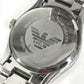 Emporio Armani AR-0680 Classic series quartz Wristwatch Stainless Steel Black Used