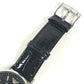 Emporio Armani AR-2447 logo Men's Watch Watch Clock Wristwatch SS / Leather Black Used
