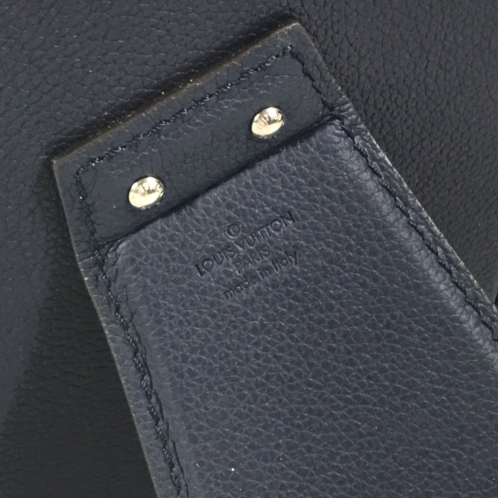 LOUIS VUITTON R98155 LV logo CARDUL PHOTOHENRI MM Photo Frames Photo Stands Interior Photo frame Leather Navy Used