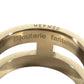 HERMES Ryuban Accessories fashion accessories Scarf ring Metal Gold Used