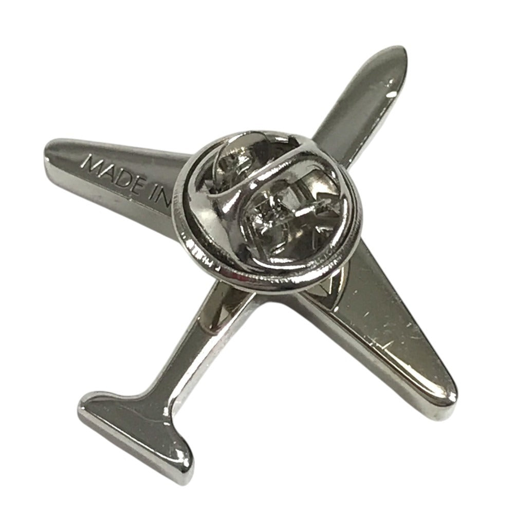 LOUIS VUITTON M63476 2018 TIME CAPSULE Exhibition Hankyu Limited Edition Trunk & Airplane & LV Logo Accessory 3-piece set Brooch Metal Multicolore/Silver Used