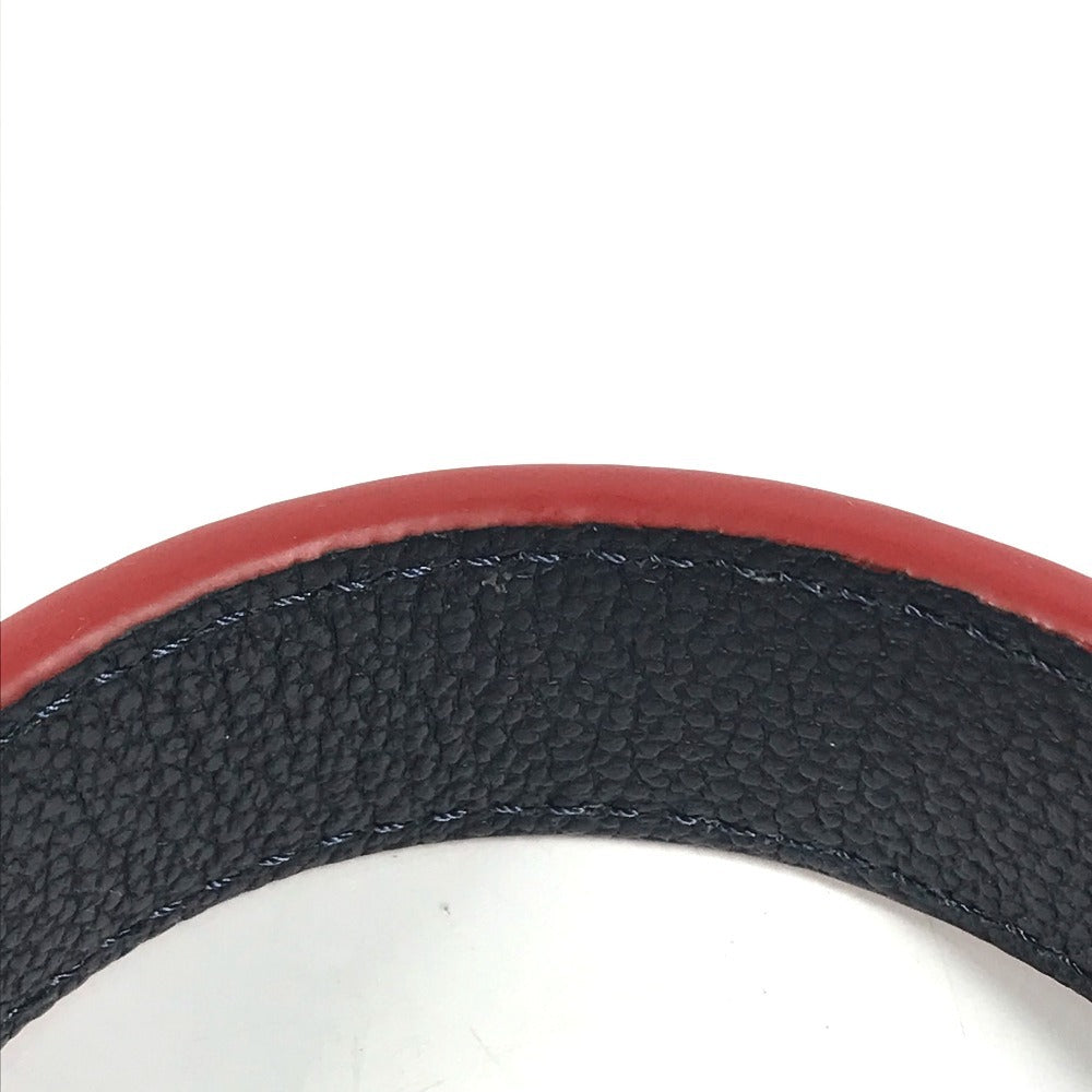 LOUIS VUITTON 不明 Hand strap strap Leather Navy/Red Used