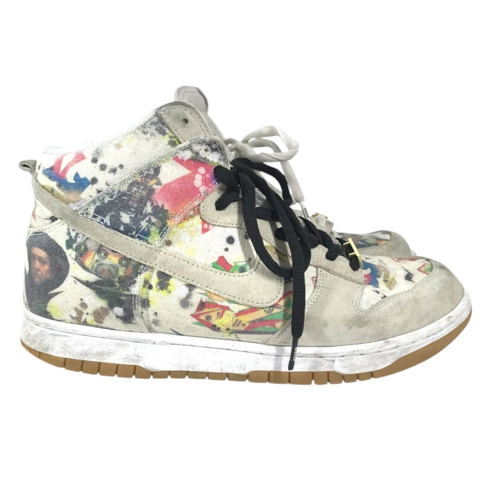NIKE FD8779-100 Supreme Collaboration SB DUNK HIGH OG QS Rammellzee Rammellzee SB Dunk High OG QS Shoes sneakers Canvas White/Multicolore Used