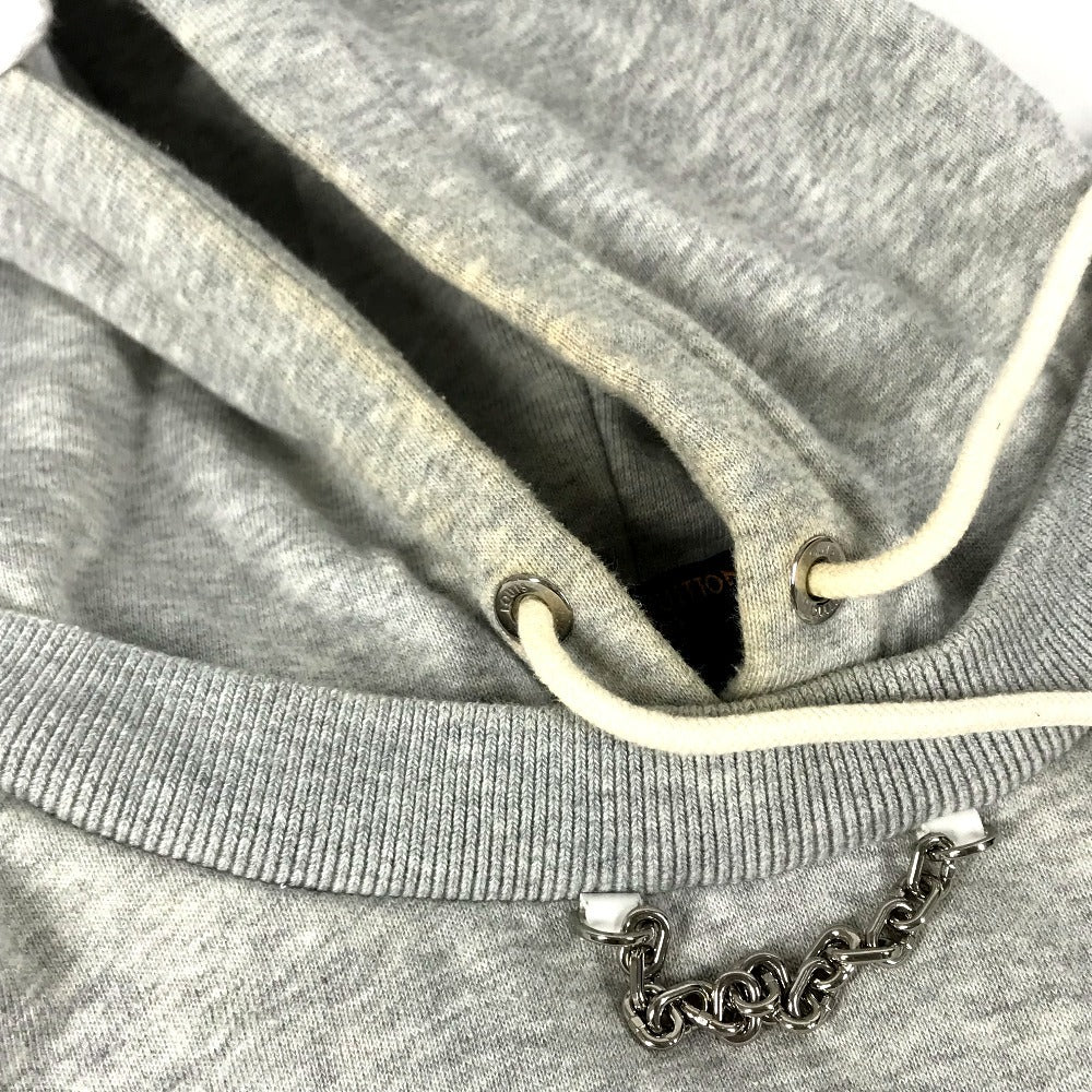 LOUIS VUITTON 不明 Monogram Logo short length Apparel, Hooded, Long-Sleeved Top RW221W trainer cotton gray Used