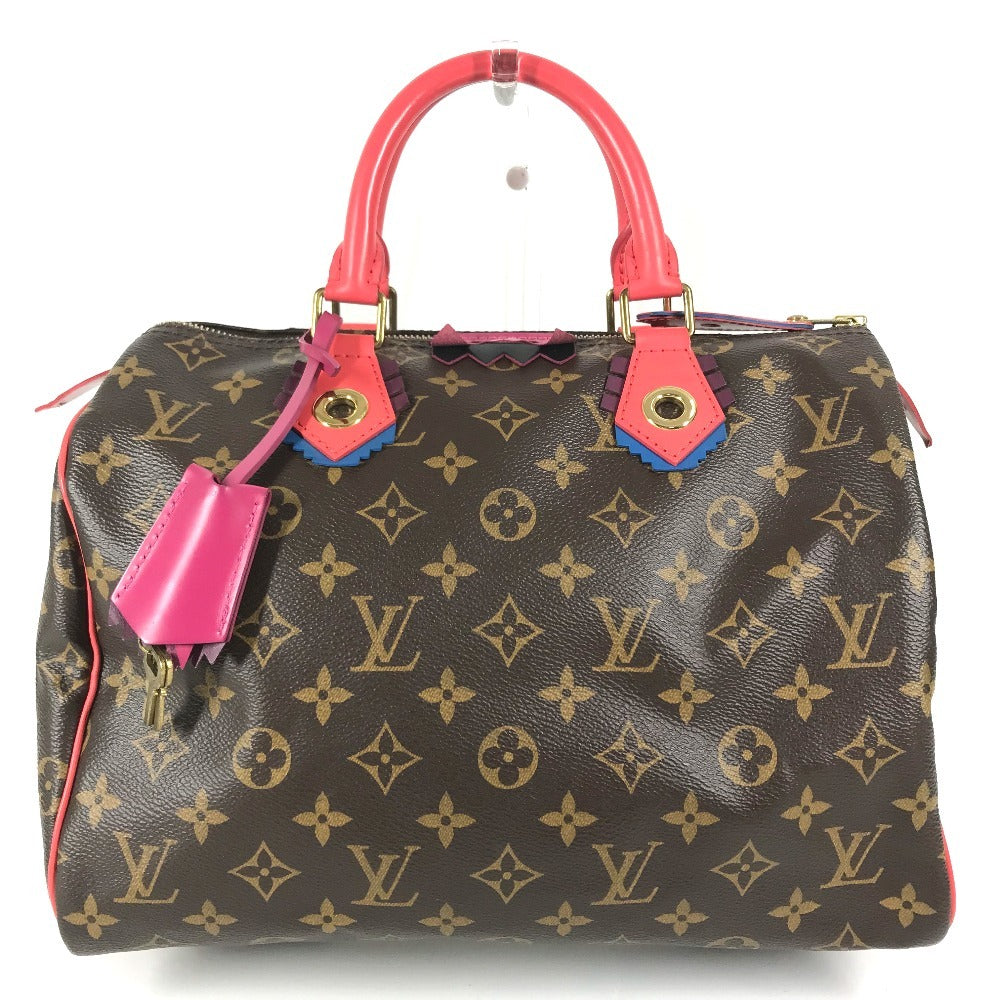 LOUIS VUITTON M41665 Monogram totem Speedy30 Speedy 30 Bag Mini Duffle Bag Hand Bag MonogramCanvas Brown Used