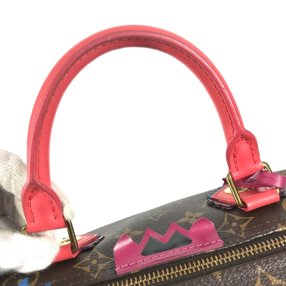 LOUIS VUITTON M41665 Monogram totem Speedy30 Speedy 30 Bag Mini Duffle Bag Hand Bag MonogramCanvas Brown Used