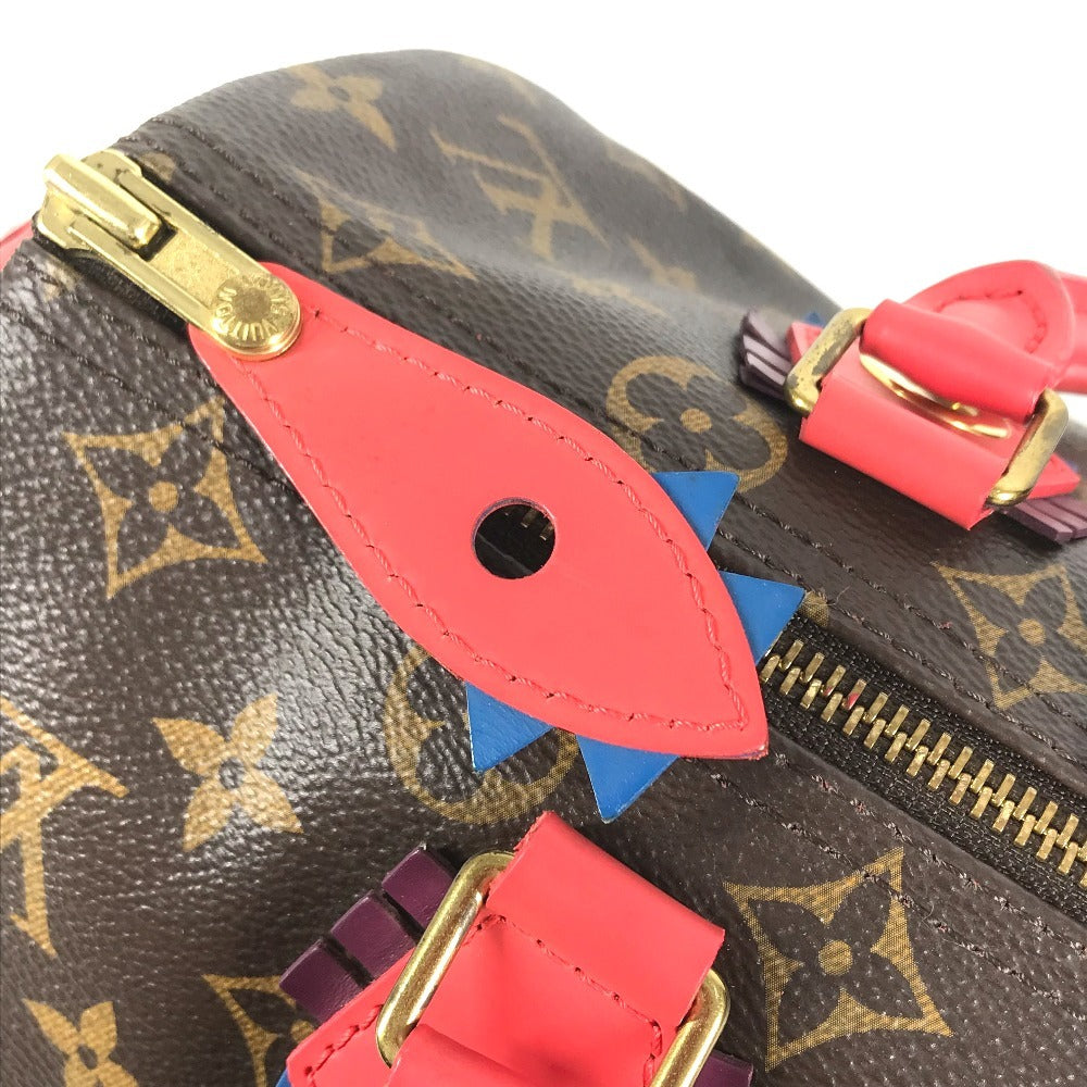 LOUIS VUITTON M41665 Monogram totem Speedy30 Speedy 30 Bag Mini Duffle Bag Hand Bag MonogramCanvas Brown Used