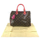LOUIS VUITTON M41665 Monogram totem Speedy30 Speedy 30 Bag Mini Duffle Bag Hand Bag MonogramCanvas Brown Used