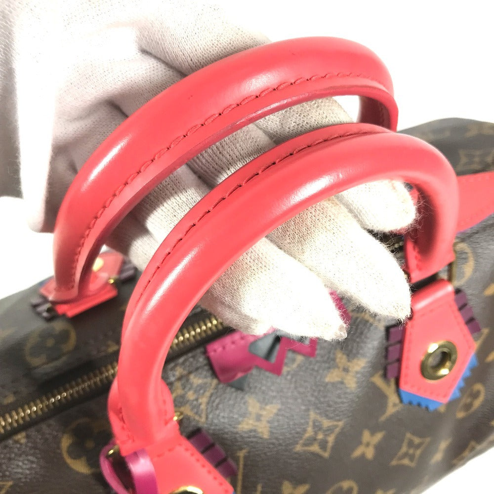 LOUIS VUITTON M41665 Monogram totem Speedy30 Speedy 30 Bag Mini Duffle Bag Hand Bag MonogramCanvas Brown Used