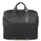 HERMES Acapulco Odinatur Hand Bag Tote Bag Document Bag Business bag ToileChevron / Leather Black Used