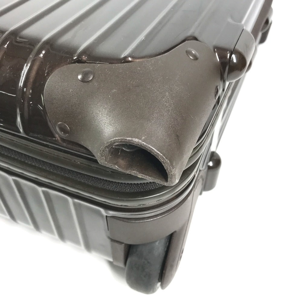 RIMOWA 852.52 suitcase SALSA Salsa Cabin Multiwheel 32L Trunk 2-wheel travel bag Carry Bag Polycarbonate Brown Used
