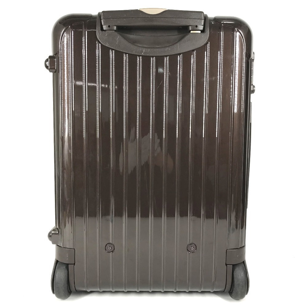 RIMOWA 852.52 suitcase SALSA Salsa Cabin Multiwheel 32L Trunk 2-wheel travel bag Carry Bag Polycarbonate Brown Used