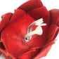 LOUIS VUITTON MP3388 Tulip Bijoux Sac Monogram Flower Key Holder Bag Charm Key Holder Leather Red/Green Used