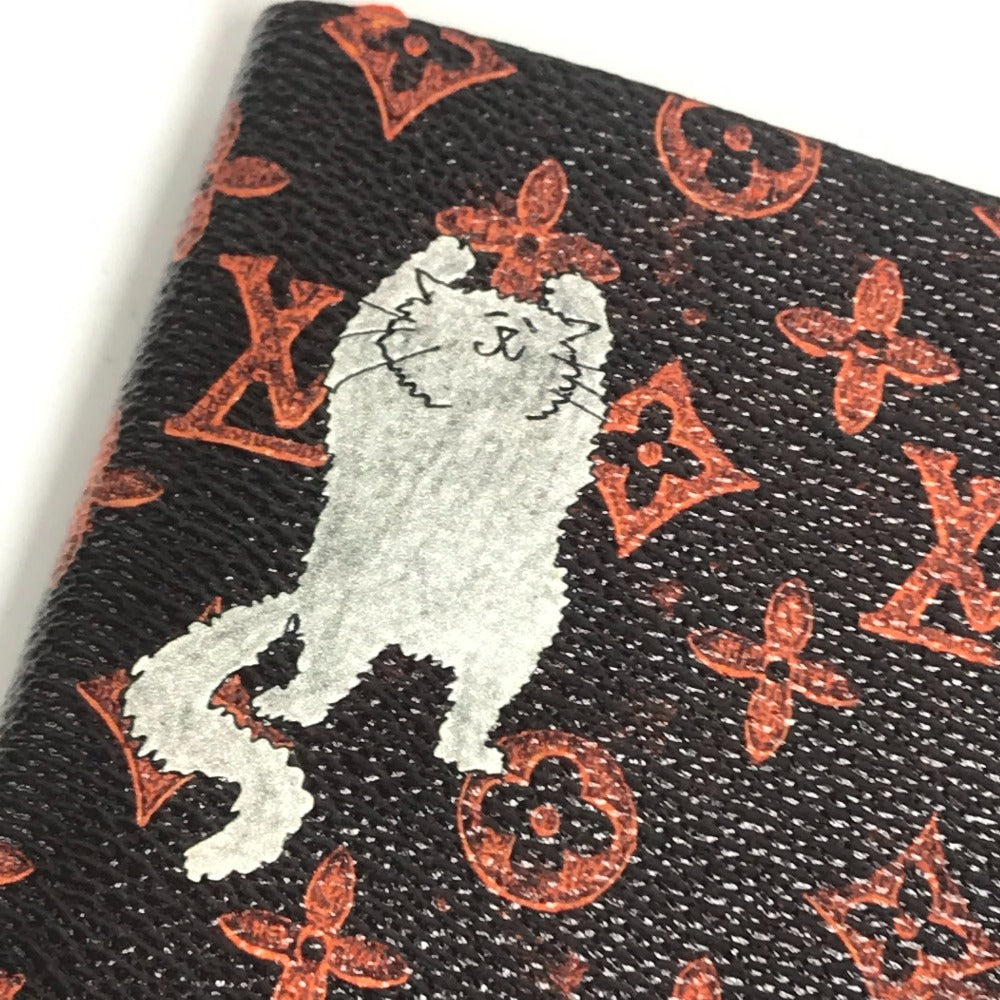 LOUIS VUITTON GI0358 Monogram Catgram Cay Clemence Cat Memo pad Stationery notebook MonogramCanvas Brown Used
