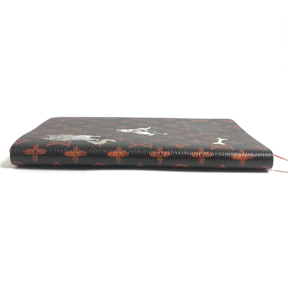 LOUIS VUITTON GI0358 Monogram Catgram Cay Clemence Cat Memo pad Stationery notebook MonogramCanvas Brown Used
